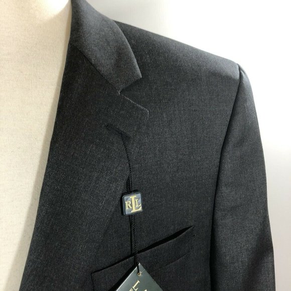 Lauren Ralph Lauren Total Comfort Gray Blazer 46L - Picture 4 of 8